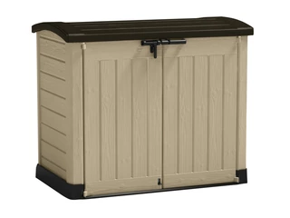 Záhradný úložný box - Plastový záhradný box, 1200 l, béžový